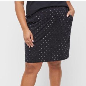 Suprema Skort |  Black Dot Print